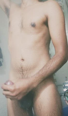 big dick cock cock milking cumshot desi indian shower gif