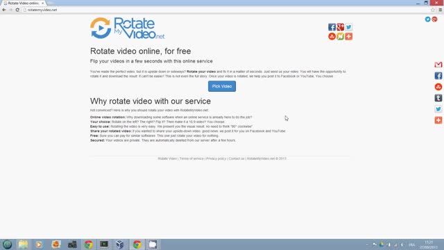 Rotate a video