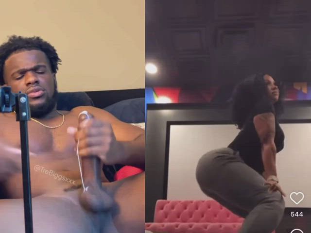 babecock celebrity ebony twerking gif