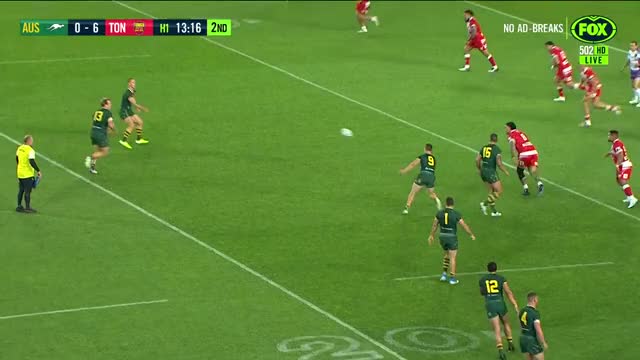 Payne Haas sets up Wighton