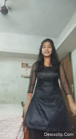 Boobs College Cute Indian Pussy Schoolgirl Smile Strip Teen gif