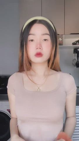 Asian Boobs Cute Girls gif