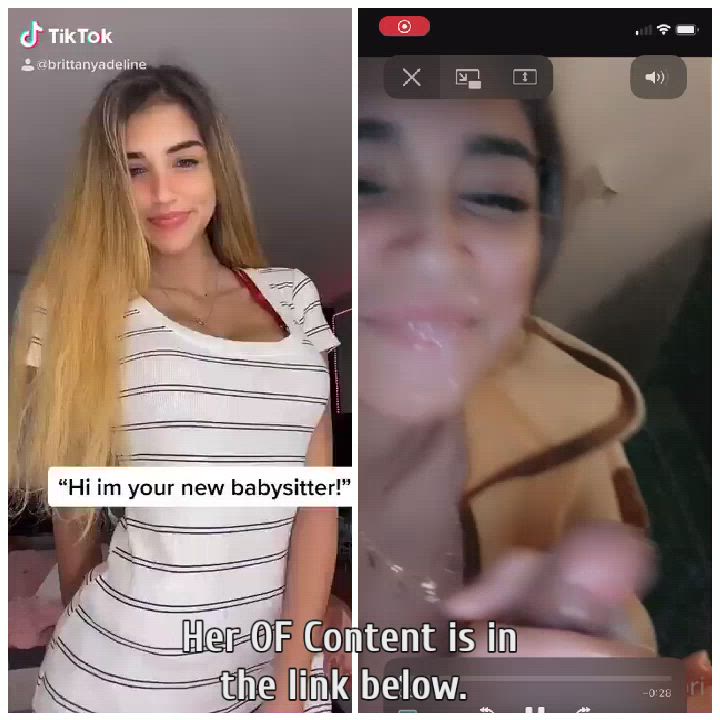 TikT0k Thot loves to swallow 😍