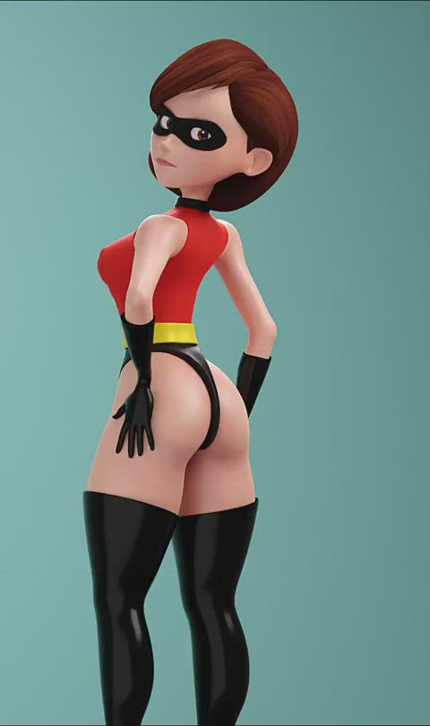animation big ass cartoon costume milf rule34 spanking gif