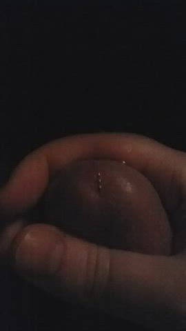 girl dick male masturbation precum gif