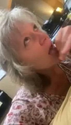 amateur cock cum in mouth homemade milf nsfw gif
