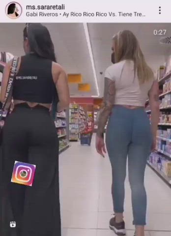 Latinas getting naughty at the walmart...