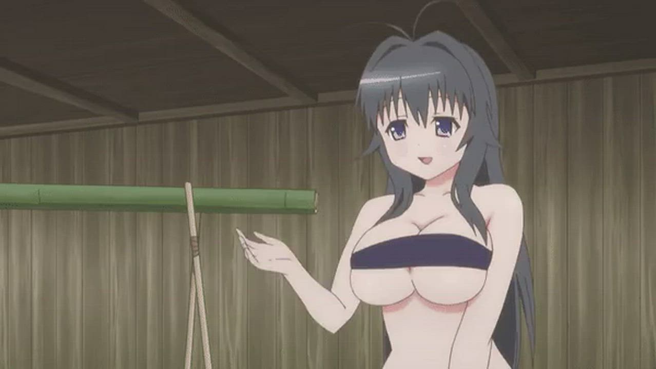 Anime Bath Big Tits Bouncing Tits Hentai gif