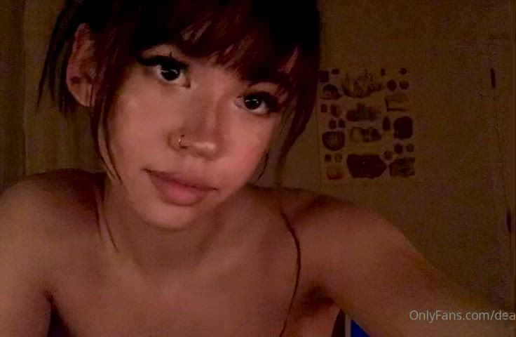 Bangs Boobs Cute Nipples Smile Teen Tits gif