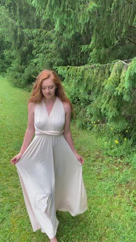 big tits clothed clothing pokies redhead tiktok gif