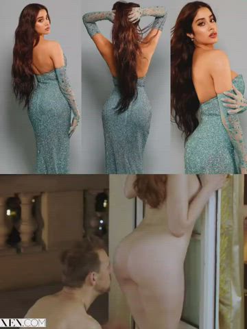 jahnvi Kapoor Ass Spread