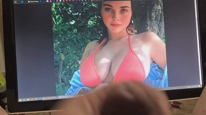 Big Tits Teen Tribute gif