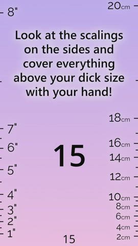 Cover the upper part of the video yourself based on your dick size