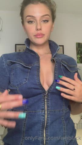 Big Tits Strip Teasing gif