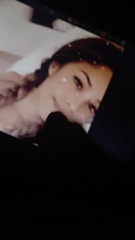 Celebrity Cum Cumshot Hotwife Tribbing Tribute gif