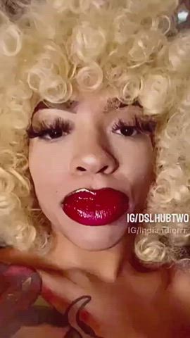 Lips Lipstick Lipstick Fetish gif