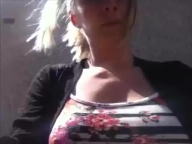 Getting some sun on the boobs [GIF]