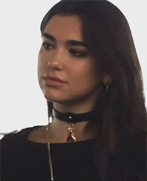 brunette choker pretty gif