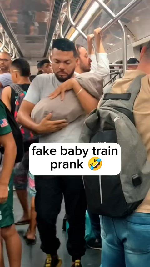 Fake baby train