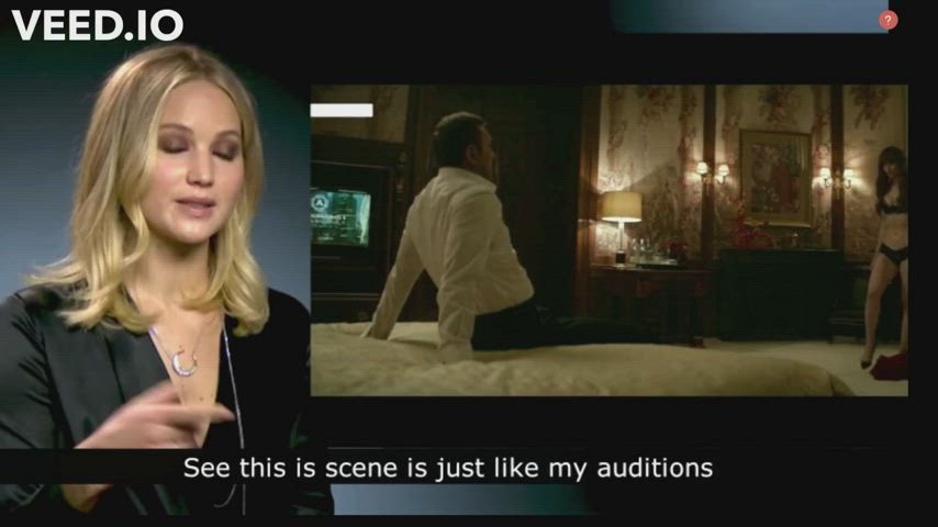 Fake Hardcore Jennifer Lawrence Reaction Sex gif