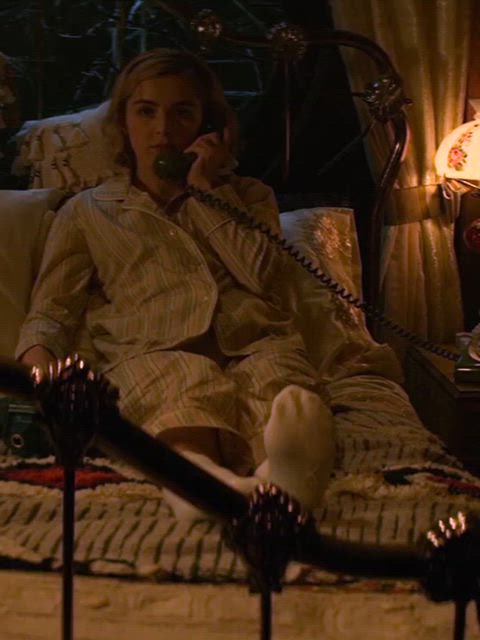 Kiernan Shipka in her jammies