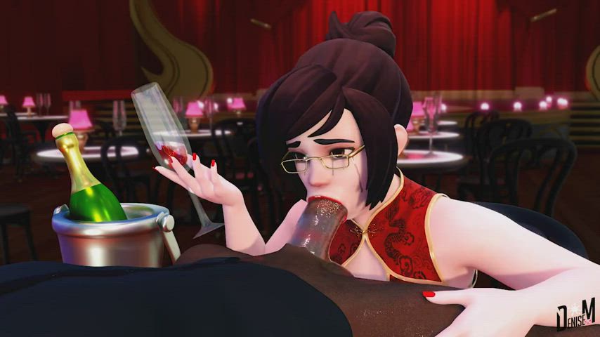 Mei Sloppy Blowjob (Denisem) [Overwatch]