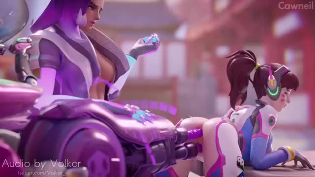 sombra x dva cawneil overwatch 3d sex video