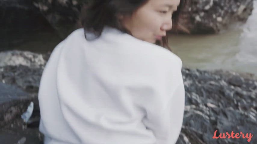 Asian Ass Cum gif