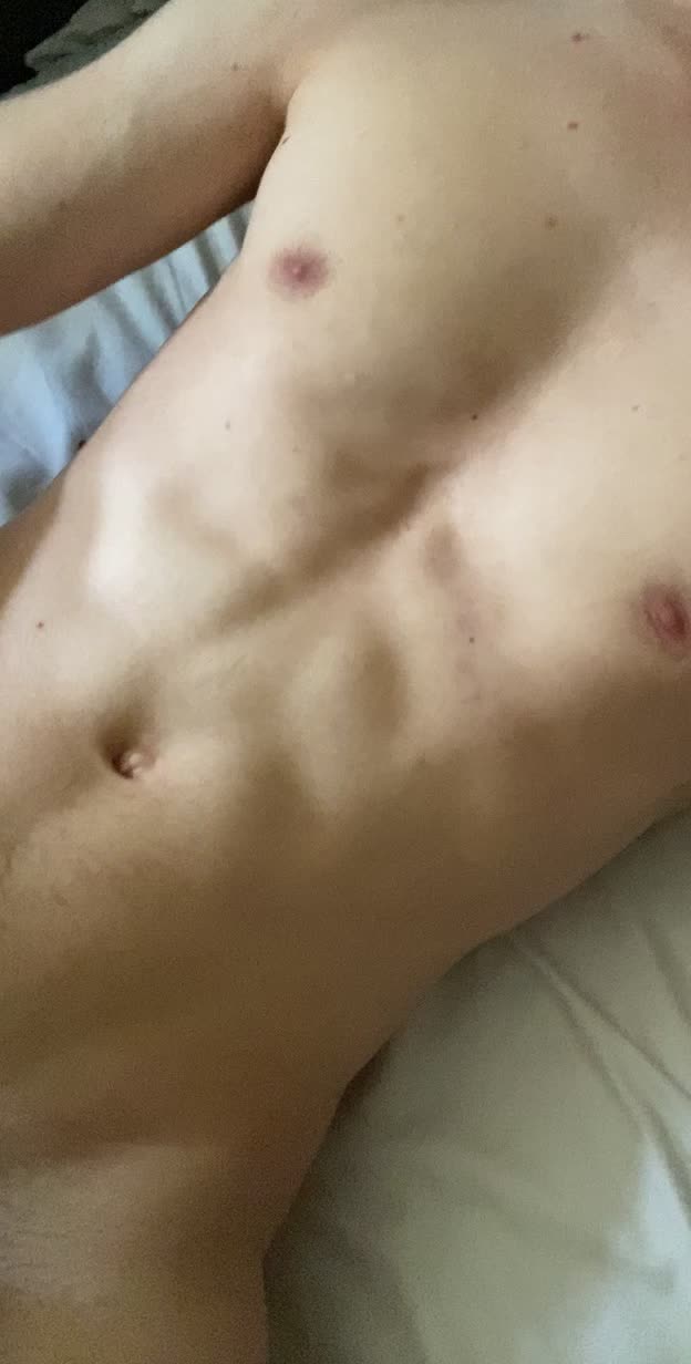 Cumming on my abs