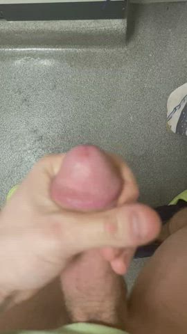 big dick cum jerk off gif