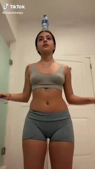 belly button dancing small tits tiktok gif