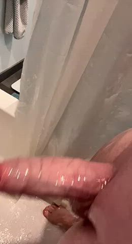 Big Dick Cock Pornstar Shower gif