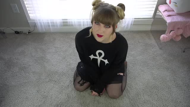 A wild new video appeared! Goth Girl Intense Anal + Deepthroat Fuck