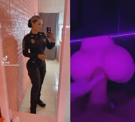anal ass bwc babecock big ass big dick big tits latina police gif