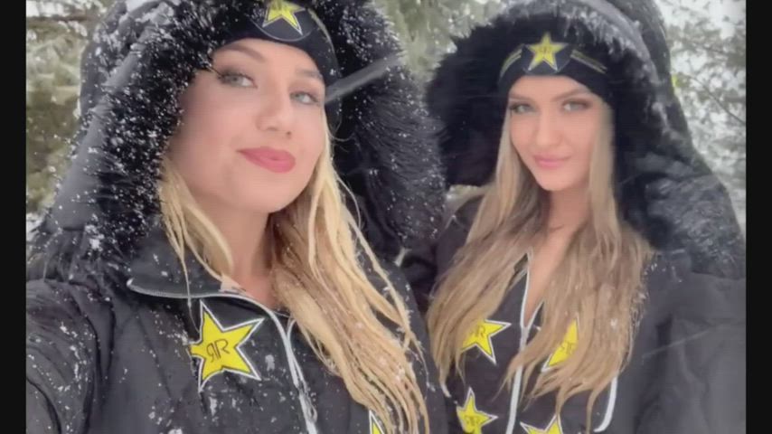 Spring has arrived, but I think these Rockstar girls will miss tasting the snow