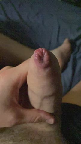 Big Dick Cock Cum Foreskin OnlyFans Penis Precum gif