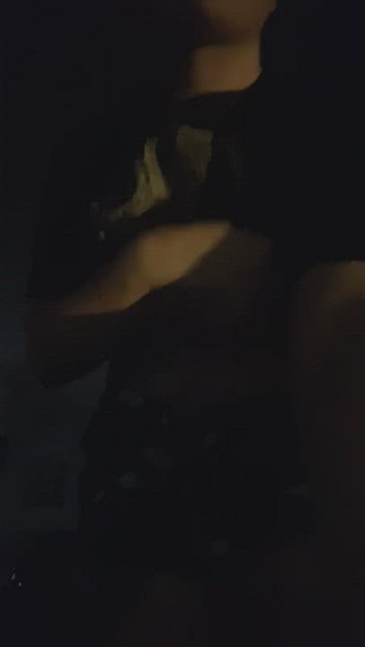 Bouncing Natural Tits Voyeur gif