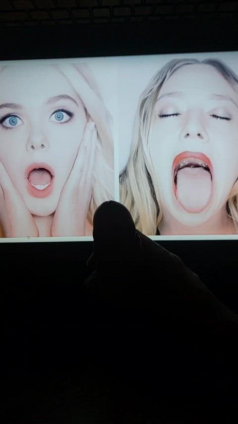 dakota fanning elle fanning tribute gif