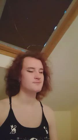 asshole chastity sissy slut trans woman gif