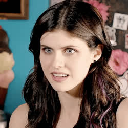 Alexandra Daddario Celebrity Surprise gif