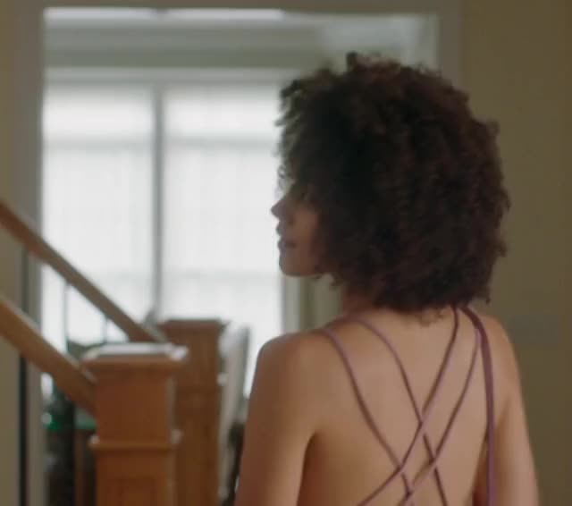 Nathalie Emmanuel in 'Holly Slept Over' (2020)