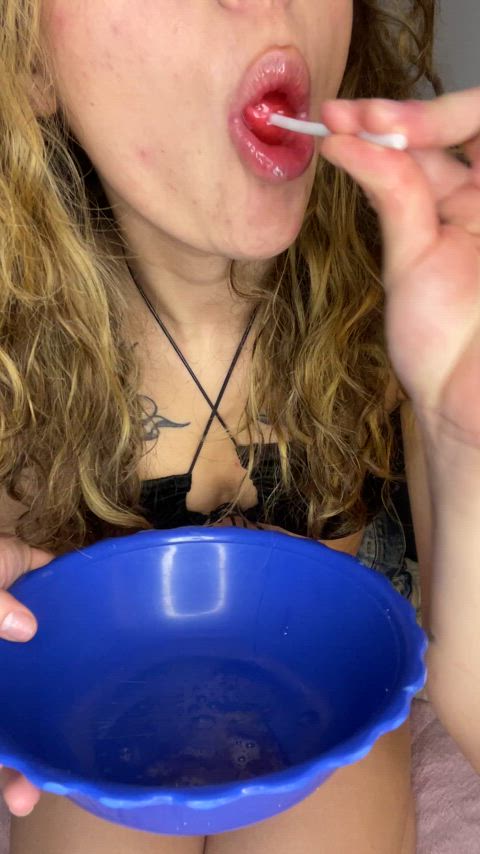 if you feel like drinking my spit from this bowl, we share the same idea