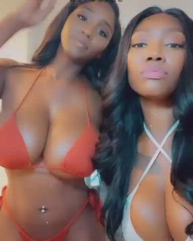 african big tits bikini cleavage cute ebony nigerian gif