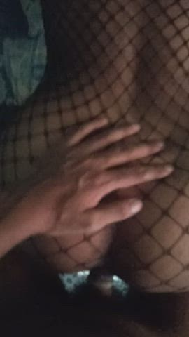 ass dogging doggystyle fishnet indian standing doggy gif