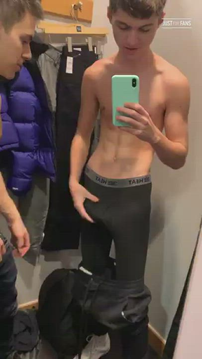 Sharing a change room