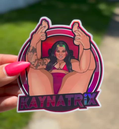 Go to KayNatrix.com to get one of these bad ass stickers!! Use code "HAPPY4TH"