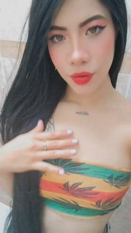 latina lips model seduction sensual tattoo teen teens gif