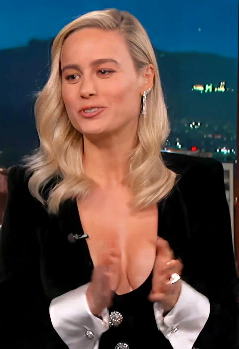 big tits blonde boobs brie larson tits gif