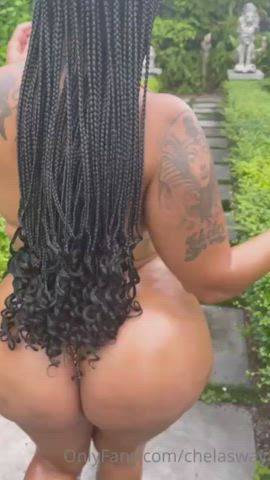 Booty Bubble Butt Ebony gif