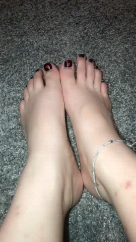 Who wants to rub my feet for me?